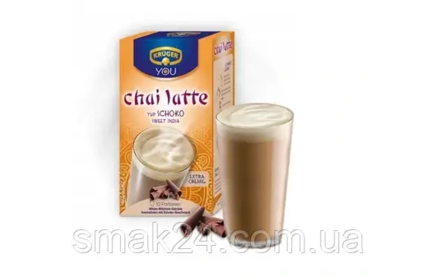 Молочный чай Kruger Chai Latte Schoko (10штх25г)  250г Германия