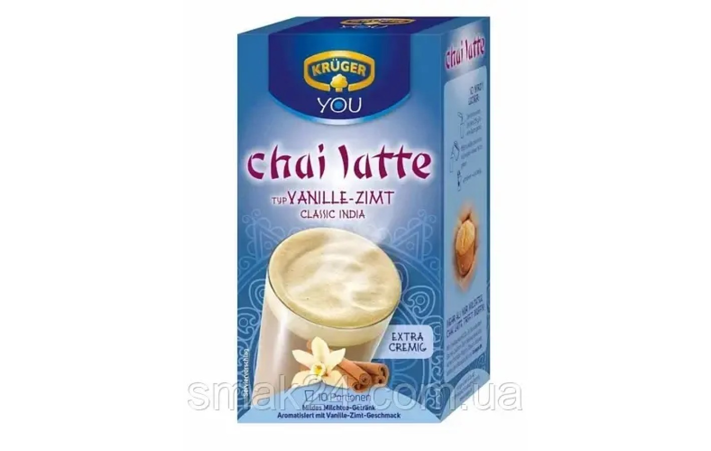Молочный чай Kruger Chai Latte Latte Vanille (10штх25г)  250г Германия