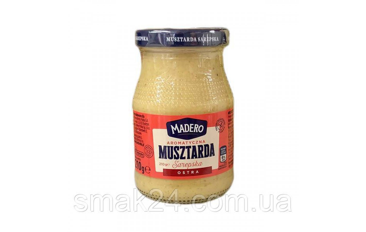 Горчица  Madero Musztarda Horcice Kremska Польша 210 г
