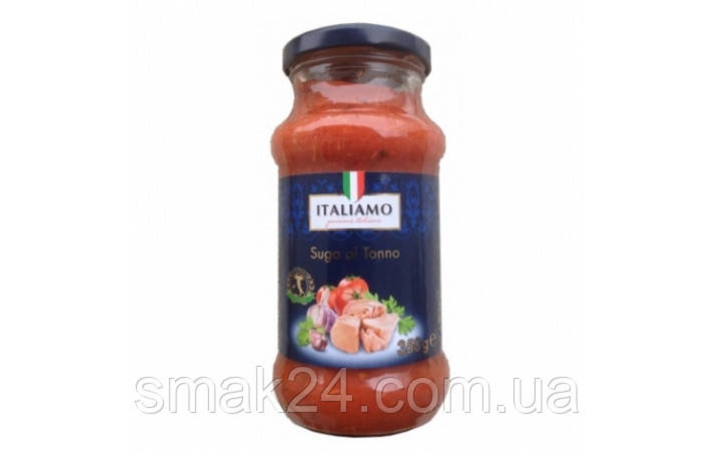 Соус с тунцом, томатами, чесноком и зеленью Italiamo Sugo al Tonno 350г Италия