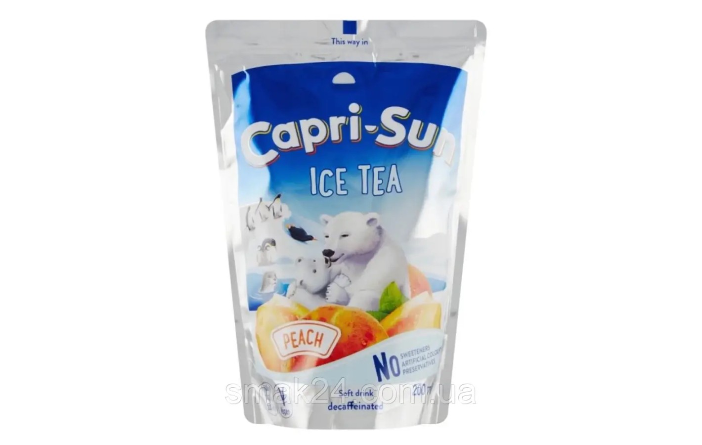 Чай холодний Персик Capri-Sun Peach 200 мл Німеччина
