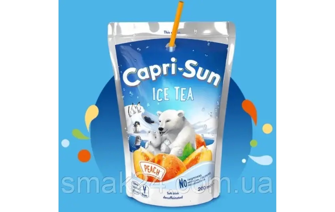 Чай холодний Персик Capri-Sun Peach 200 мл Німеччина