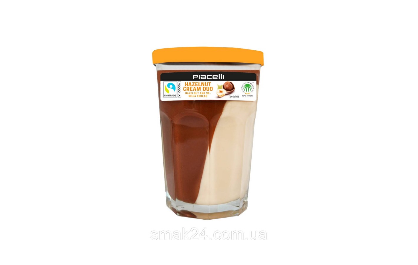 Шоколадная паста (крем) Piacelli Hazelnut Cream Duo Piacelli 350 г Австрия