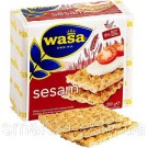 Хлібці пшеничні з кунжутом Wasa Sesam 200 г