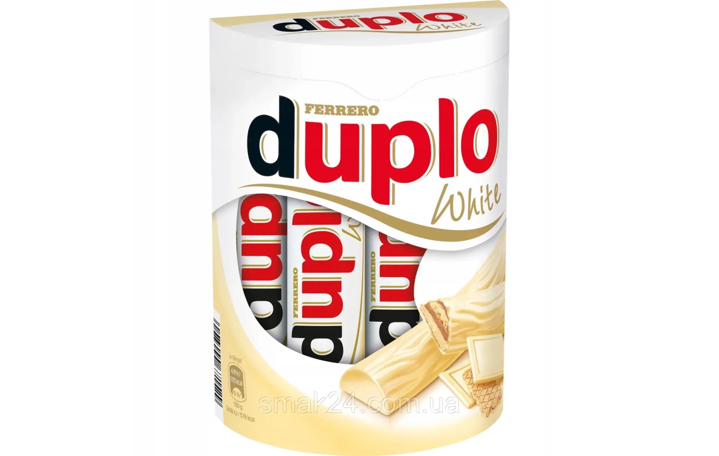 Шоколадный батончик  Ferrero Duplo White (10штx18.2г) 182г Германия