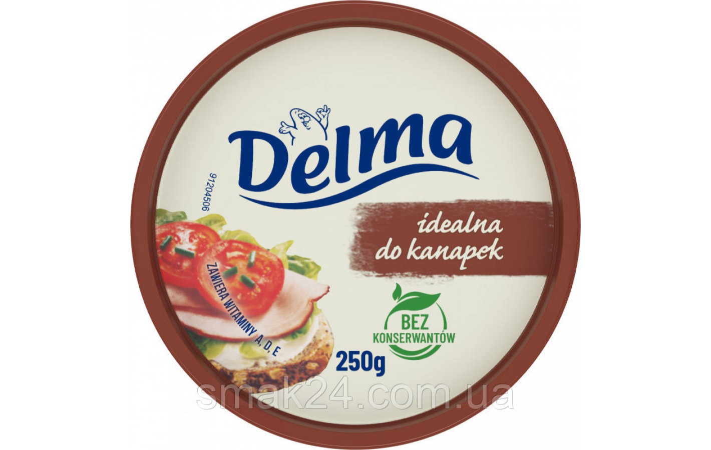 Маргарин БЕЗ КОНСЕРВАТІВ Delma Extra 39% 250 г Польща
