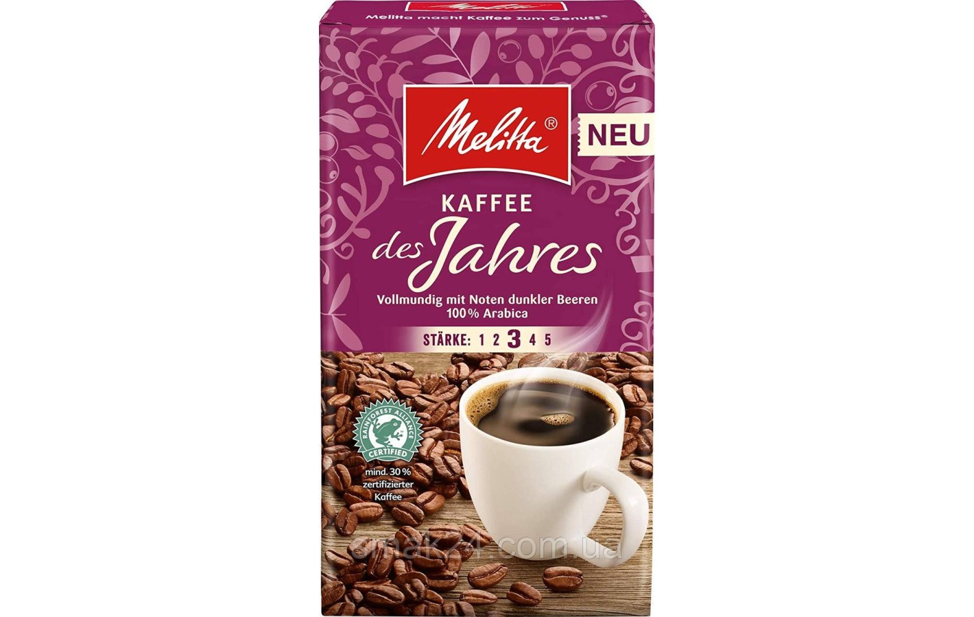 Кофе молотый 100% Арабика Melitta Kaffee Des Jahres Германия 500г