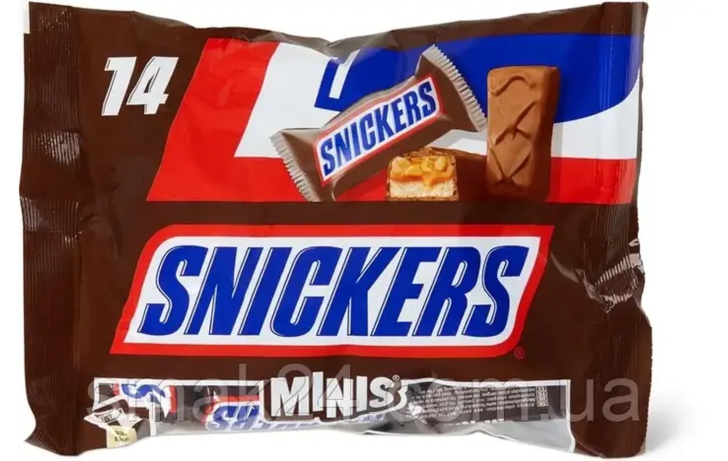 Конфеты шоколадные Snickers Minis 170 г Великобритания