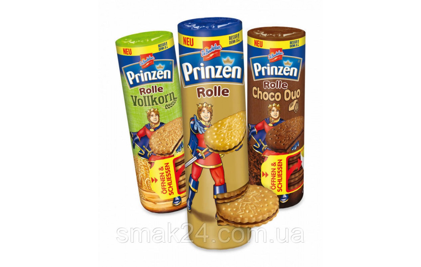 Печиво-сендвіч шоколадне з шоколадним кремом Prinzen Rolle Choco Duo 352 г Німеччина