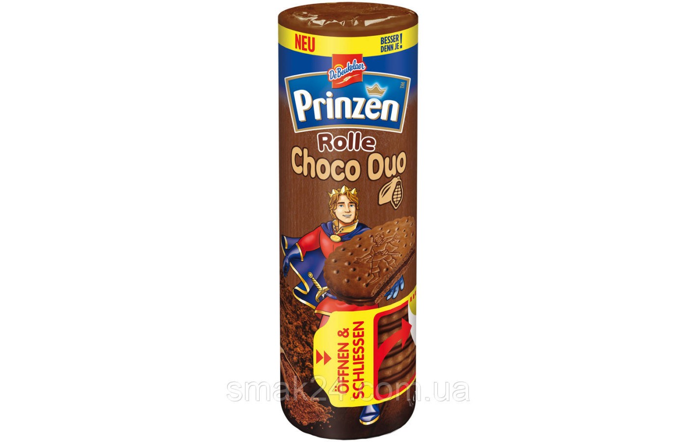 Печиво-сендвіч шоколадне з шоколадним кремом Prinzen Rolle Choco Duo 352 г Німеччина