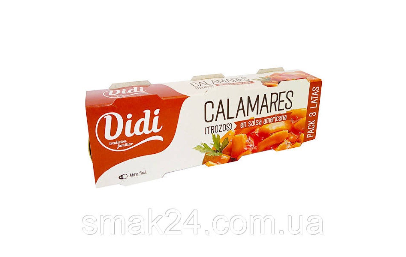 Кальмар шматочками в американському соусі Didi Calamar en salsa americana 3штx78 г Іспанія