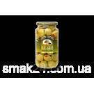 Оливки зелені Гігант фаршировані перцем Bravo Gordal Rellena de Pimiento 550 г/1000 г Іспанія