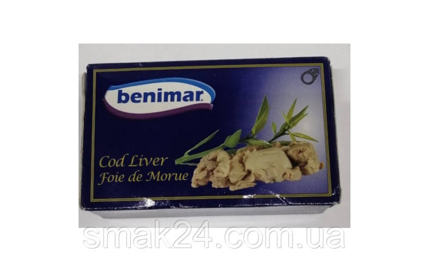 Печінка тріски копчена Benimar Higado de bacalao ahumado 100г Іспанія