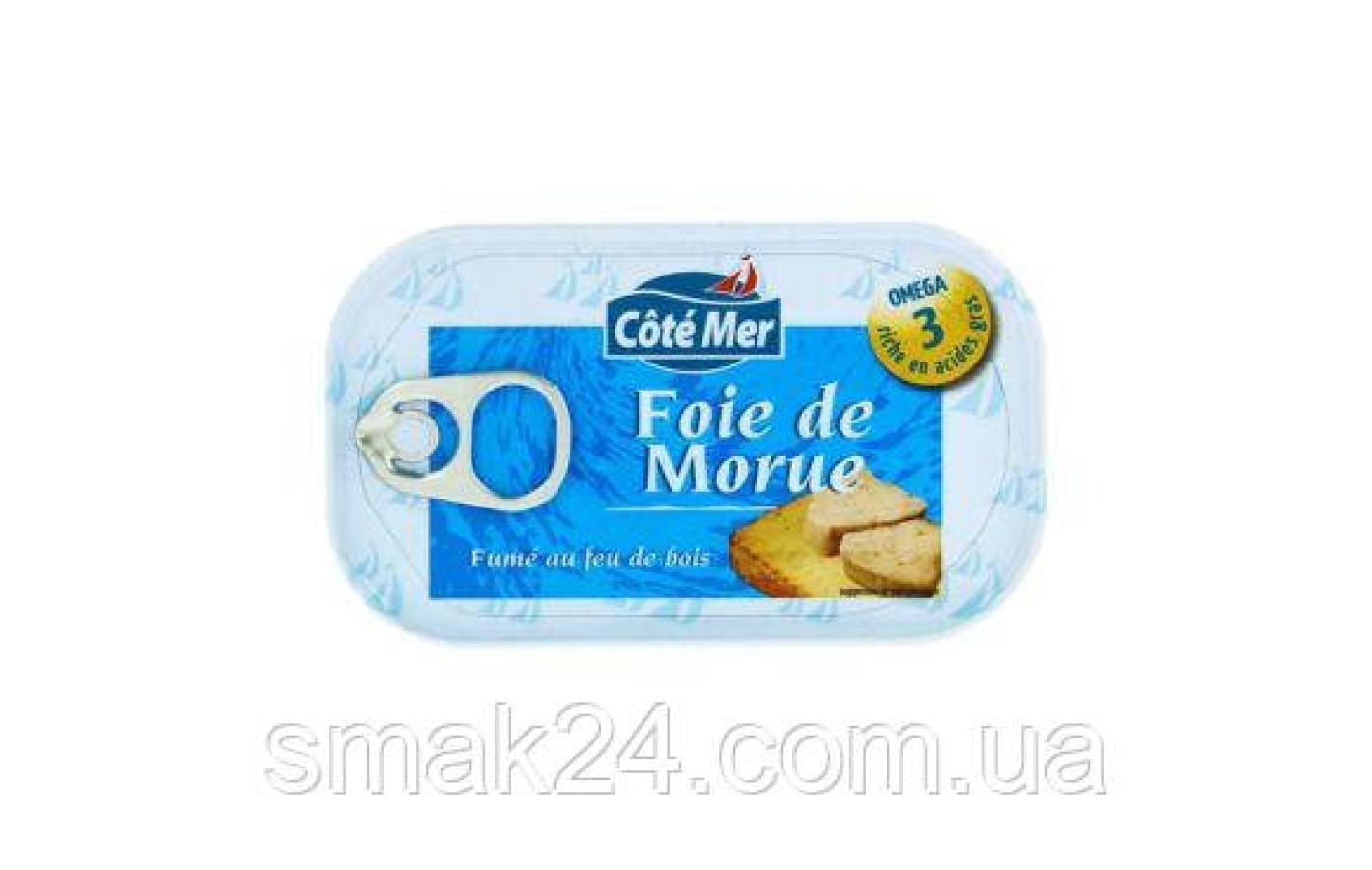 Печень трески копченая Cote Mer Foie de Morue Gout fume 120г Испания