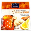 Чай со вкусом имбиря, ройбуша, корицы, цитрусовые корки гвоздика  Lord Nelson  20пакет. Польша