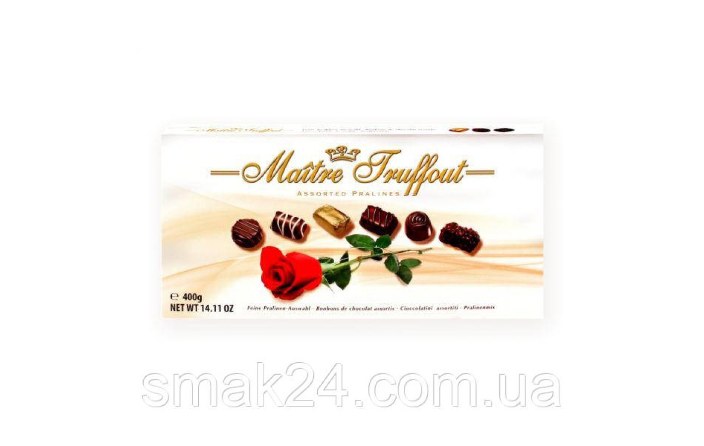 Конфеты шоколадные  Изысканное Пралине Maitre Truffout Австрия 400г