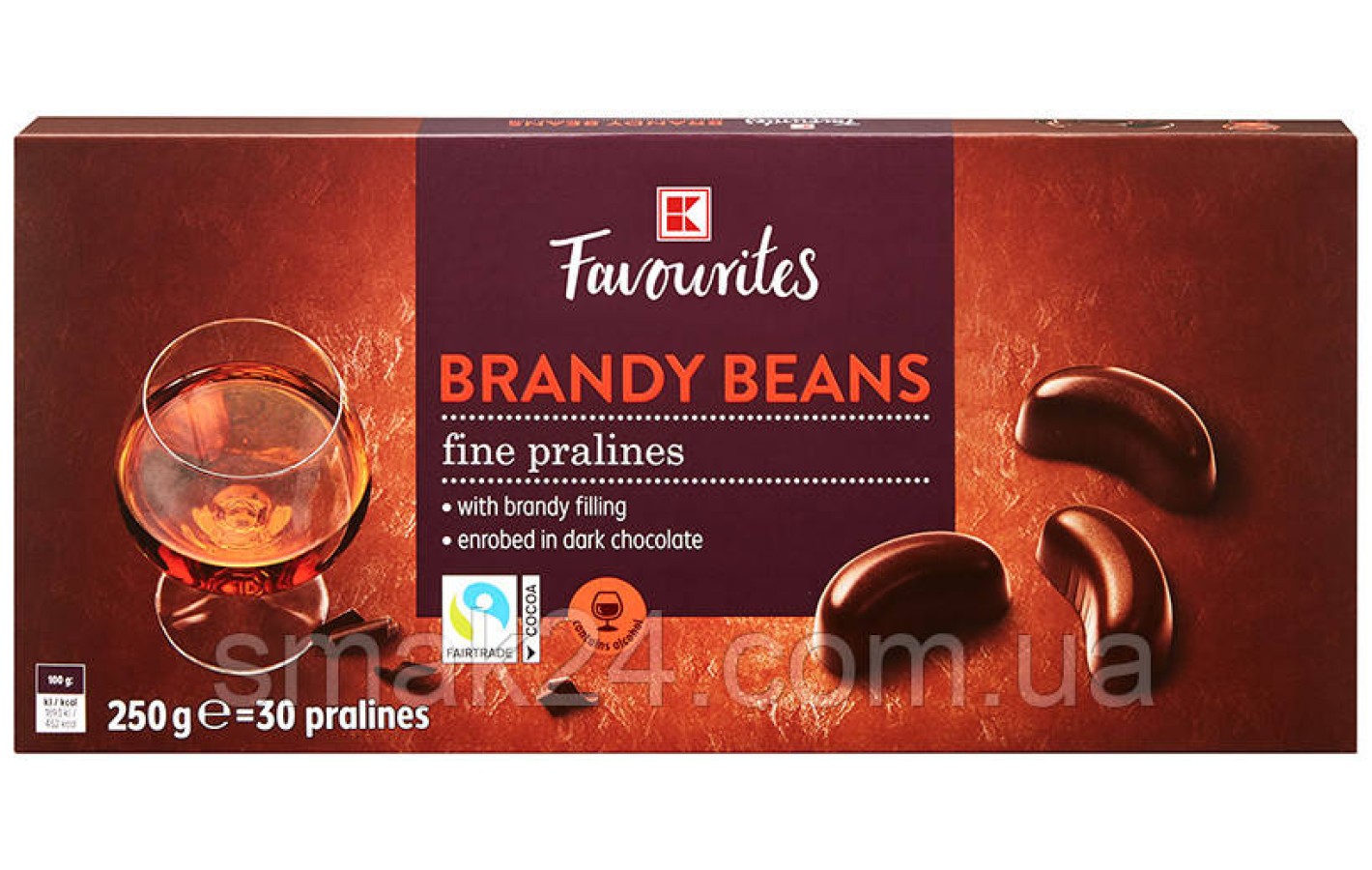 Шоколадні цукерки з бренді Обране Brandy Beans Німеччина 250г