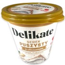Крем-сыр творожный БЕЗ КОНСЕРВАНТОВ с хреном  (сырная намазка) Delikate serek Польша 150г