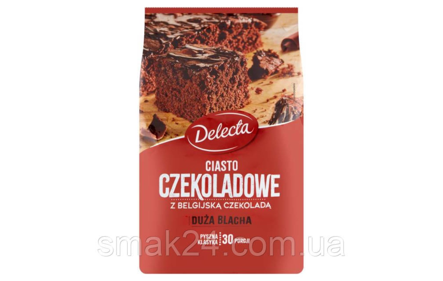 Шоколадний торт із Бельгійського шоколаду Delecla Ciasto Czeczekoladowe 670г Польща