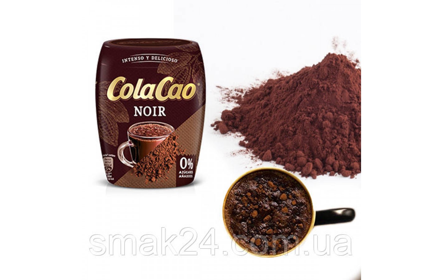 Шоколадный напиток БЕЗ САХАРА  Cola Cao NOIR 300г Испания