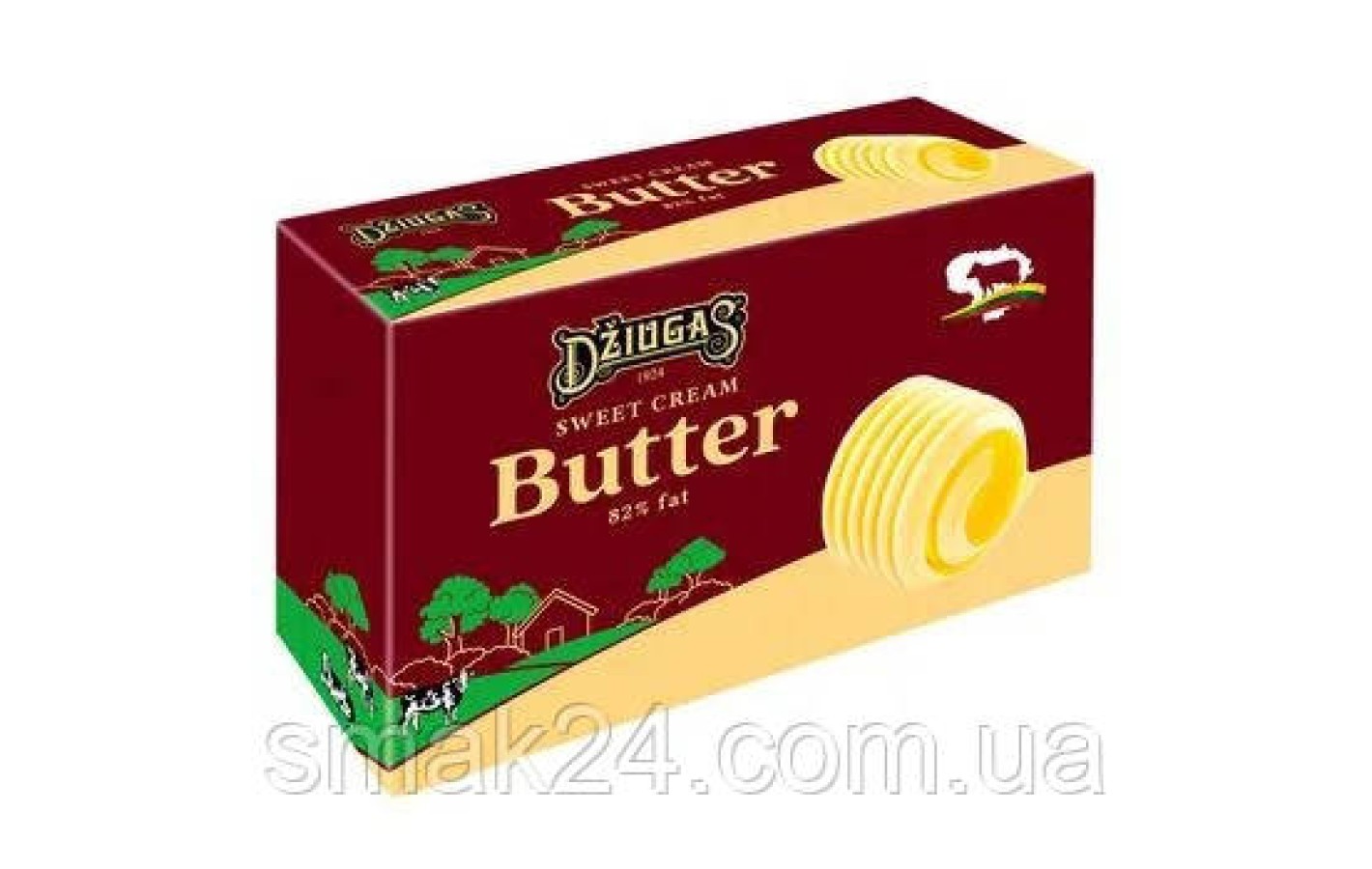 Масло сливочное 82 % Dziugas  Butter Sweet Cream 200 г Литва