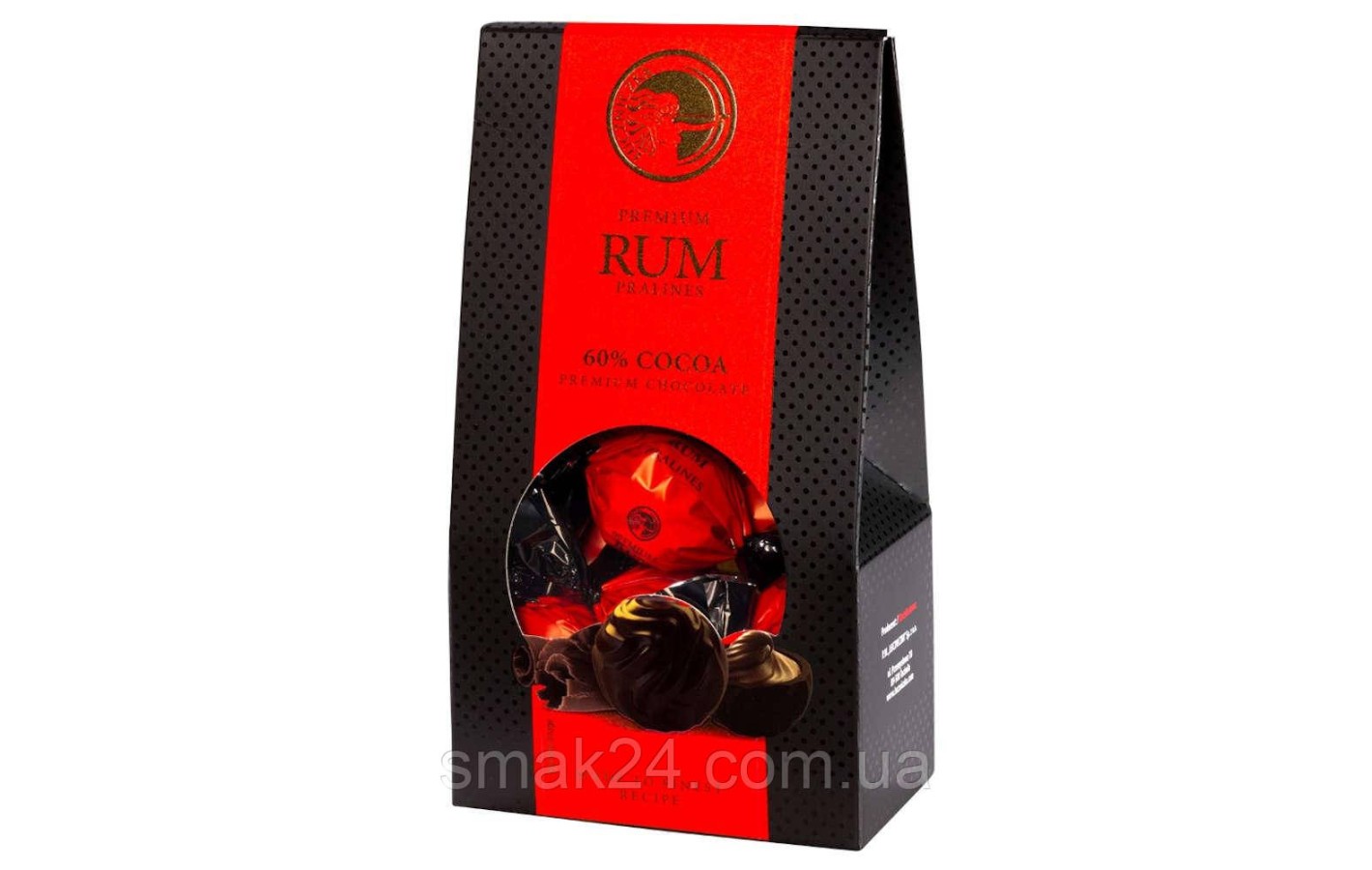 Конфеты шоколадные Премиум класса с Ромовой начинкой Luczniczka Premium RUM 120 г Польша