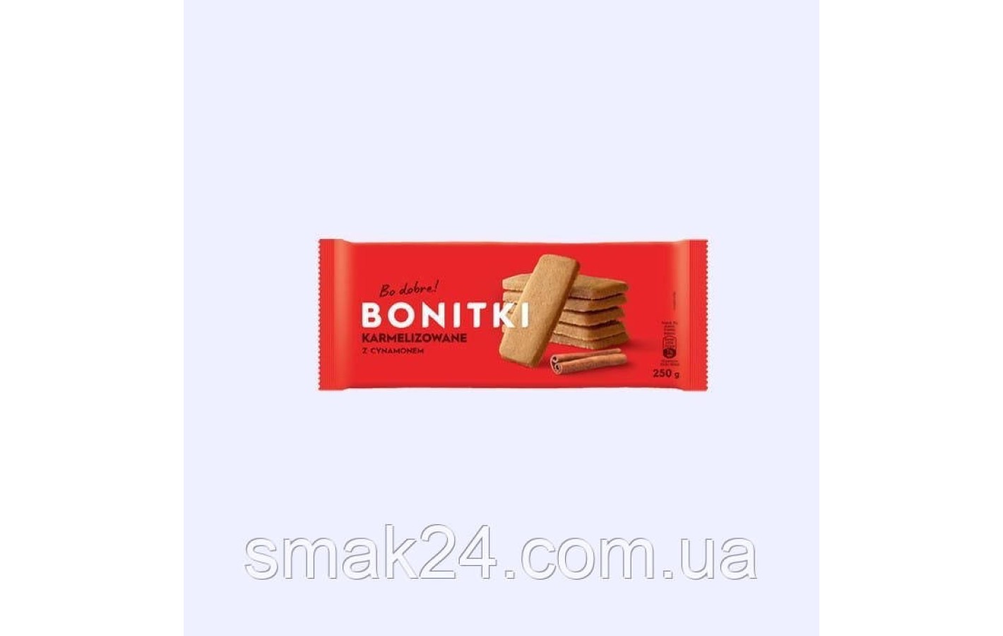 Карамелизированное печенье с корицей Bonitki karmelizowane z cynamonem 250г Польша