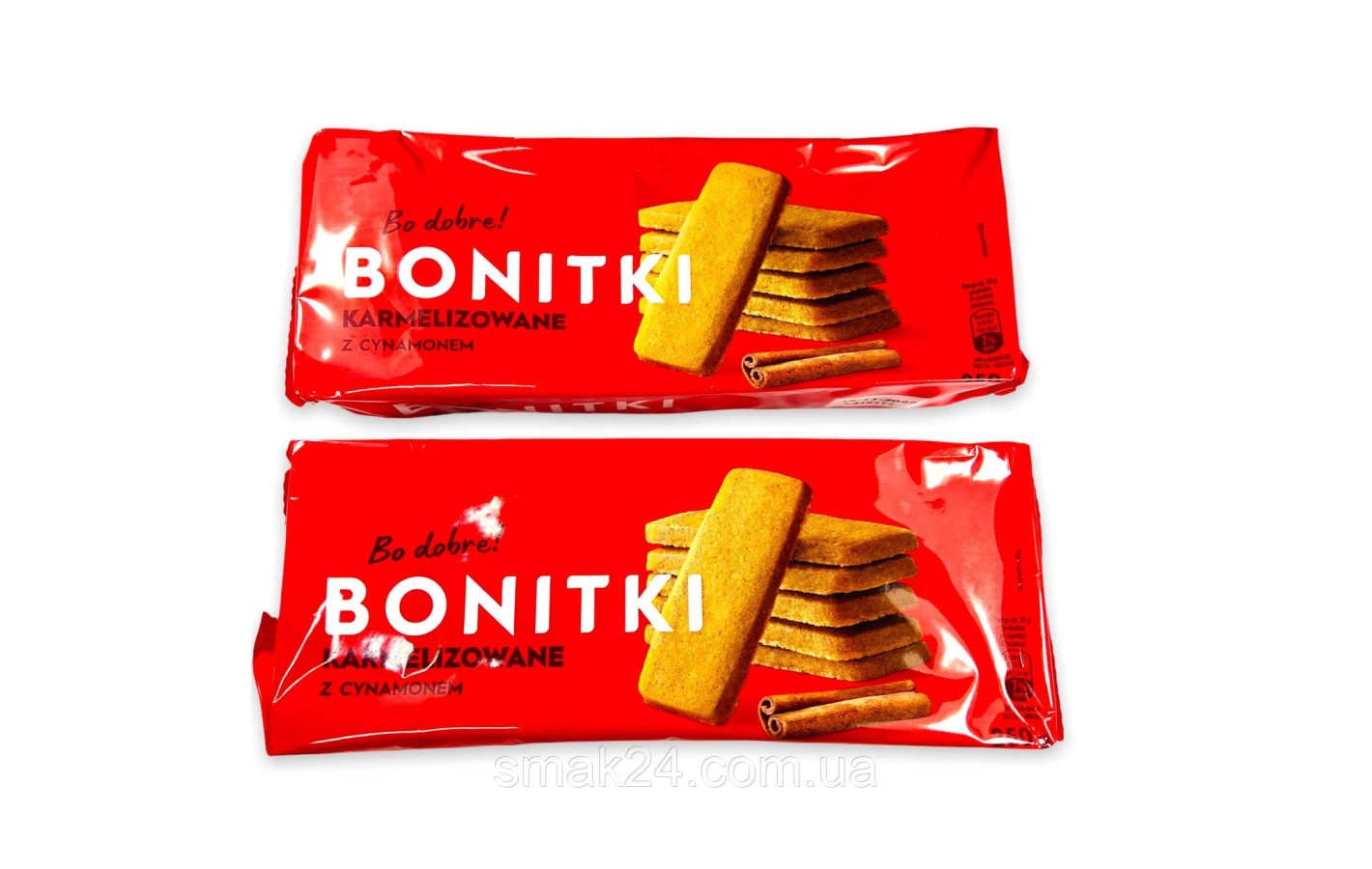 Карамелизированное печенье с корицей Bonitki karmelizowane z cynamonem 250г Польша