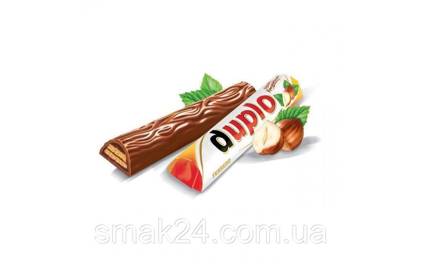 Шоколадный батончик с шоколадно - ореховой начинкой Ferrero Duplo (10штx18.2г) 182г Германия