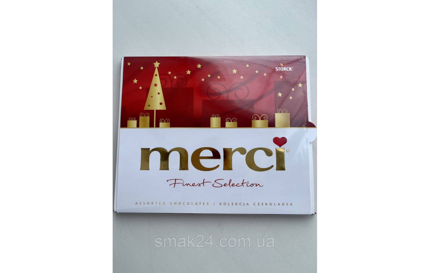 Шоколад  Ассорти (8 вкусов) Storck  Merci  Finest Selection 250г Германия