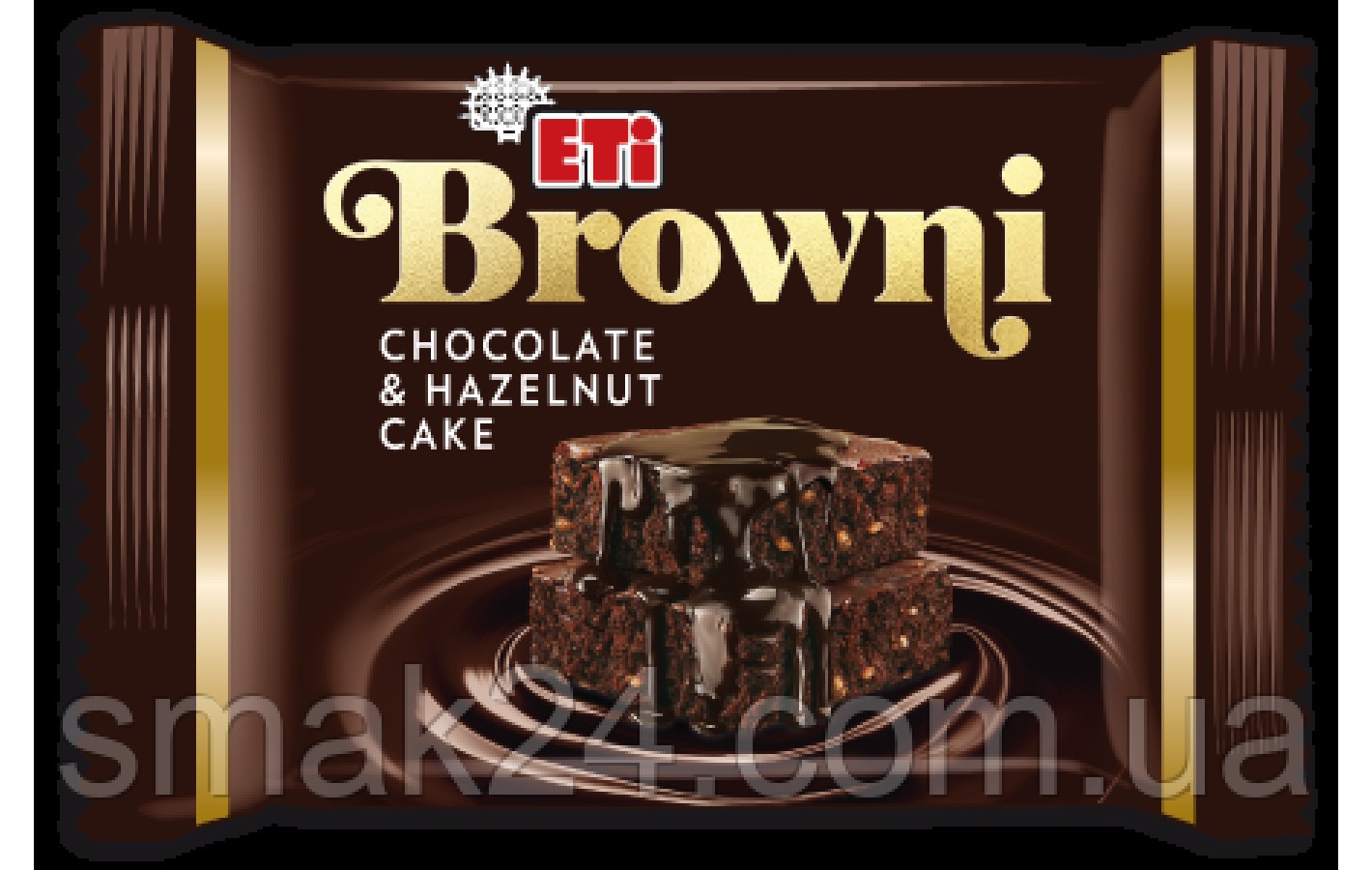 Шоколадно-ореховый торт Брауни, ETI BROWNI Czekolate&Hazelnut 200г