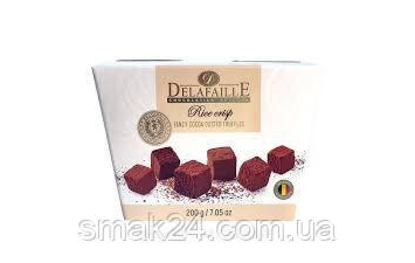 Конфеты трюфельные с воздушным рисом Delafaille Rice Crisp 200г Бельгия