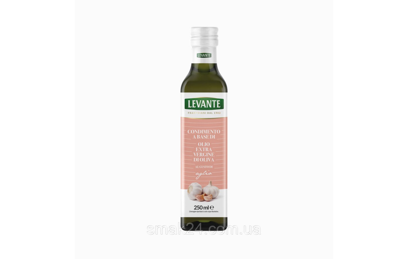 Оливковое масло с чесноком LEVANTE Olio Extra Vergine all’Aglio 250мл Италия