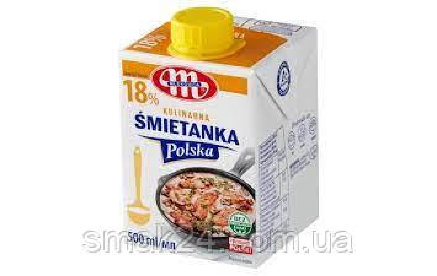 Вершки 18% Mlekovita Kulinarna smietanka 500 мл Польща