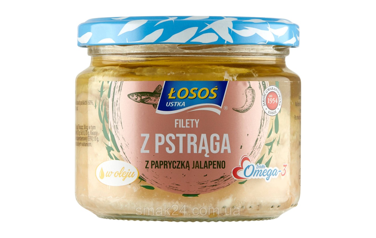 Филе форели с перцем халапеньо Losos Ustka Filety z Pstraga z Papryczka Jalapeno 260г Польша