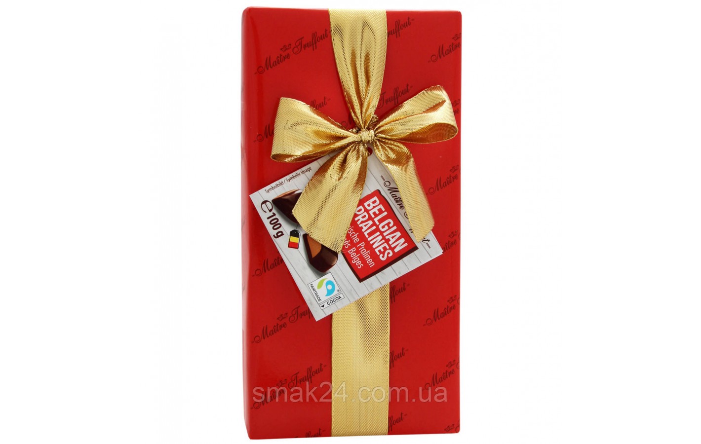Цукерки Belgian Pralines (Бельгійське праліне) Maitre Truffout Бельгія 100г