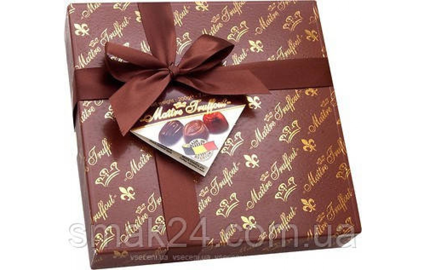 Шоколадні цукерки Праліне Maitre Truffout Assorted Belgian Pralines 200 г Австрія