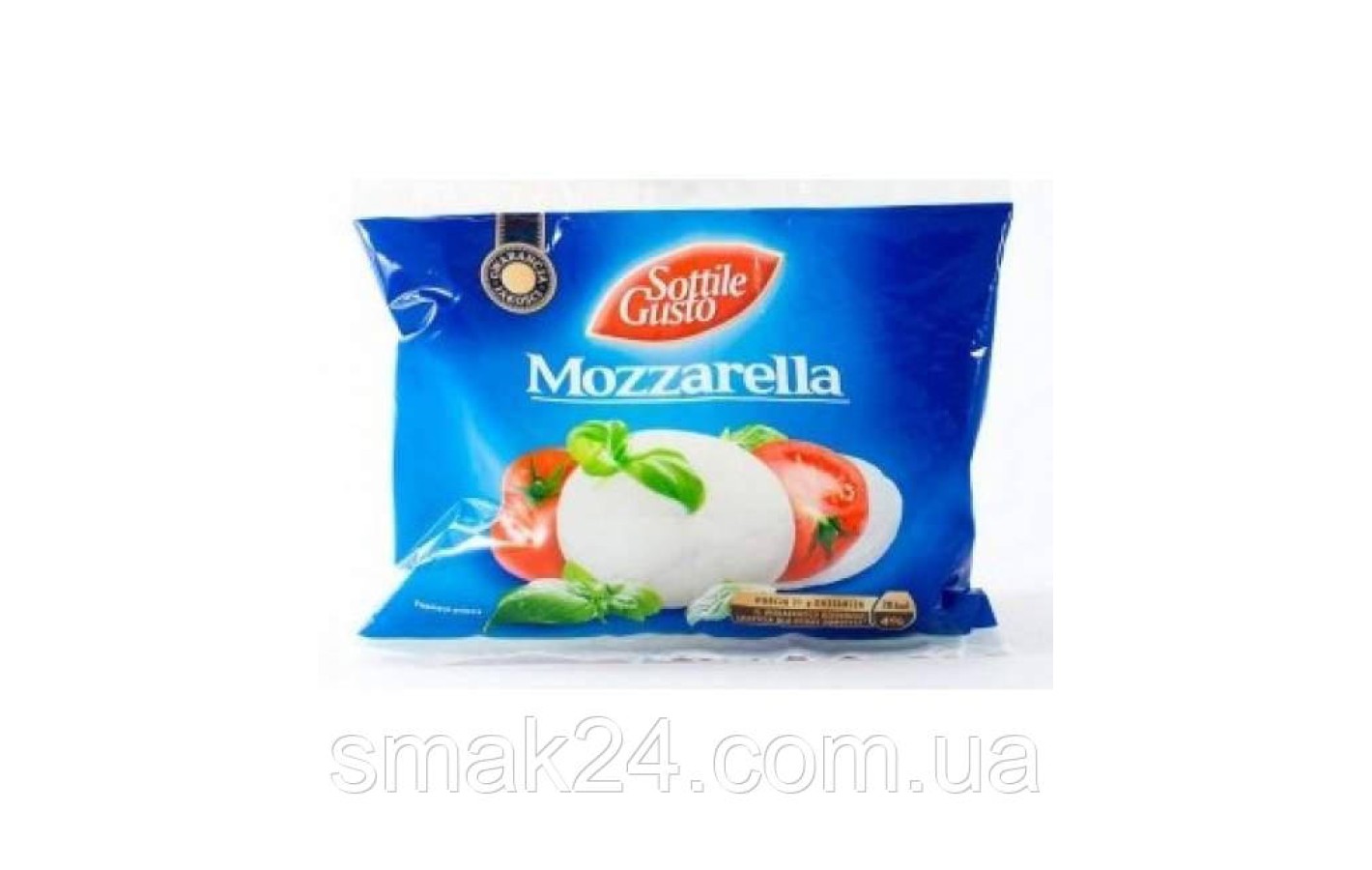 Сыр Моцарелла Sottile Gusto Mozzarella 210г/125г