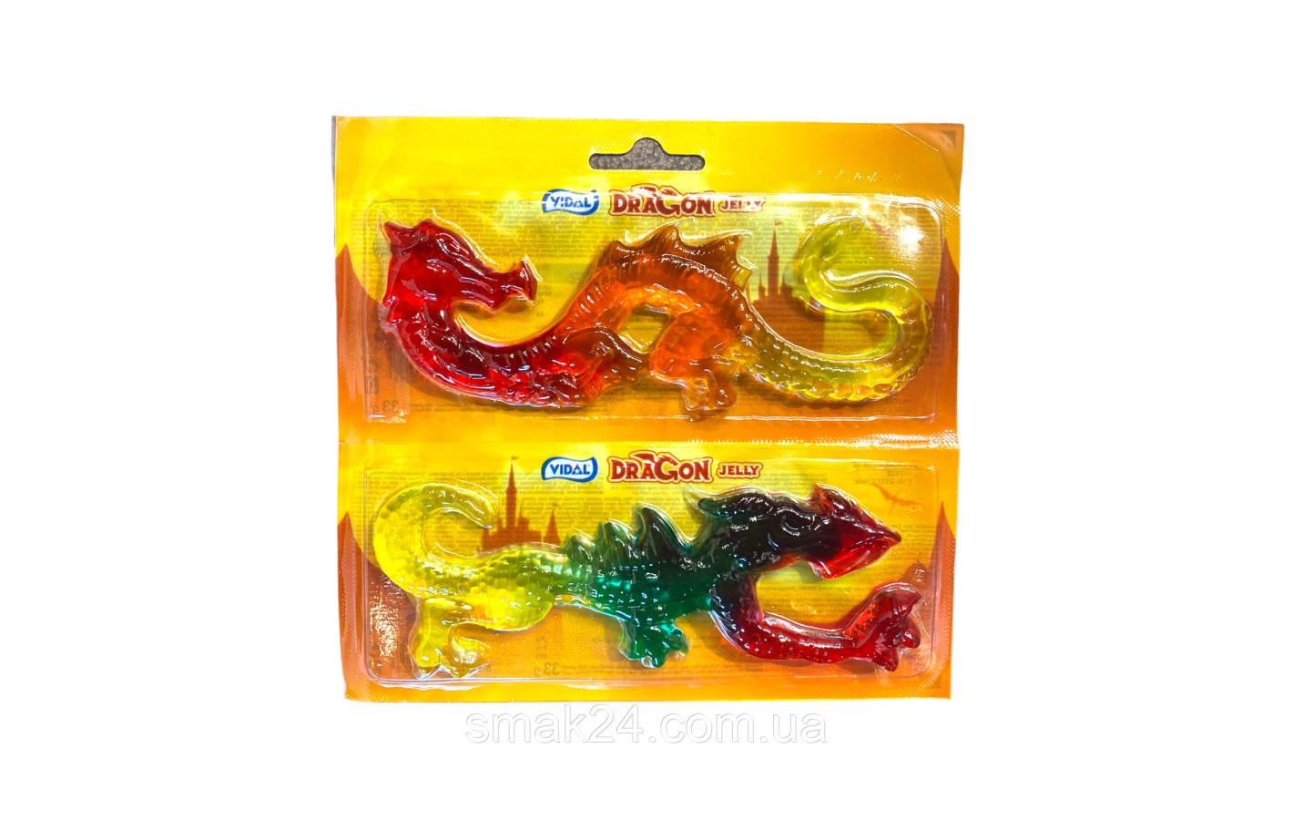 Желейные конфеты без глютена Dragon  (Змея 1м) Vidal Испания 66 г