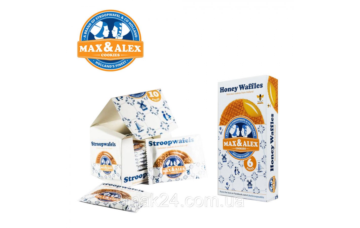 Голландські вафлі MAX&ALEX Stroopwafels 31.5 г Нідерланди
