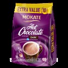 Горячий шоколадный напиток  MOKATE Hot Chocolate Drink Dark BAG (18г Х 10шт.) 170г Польша