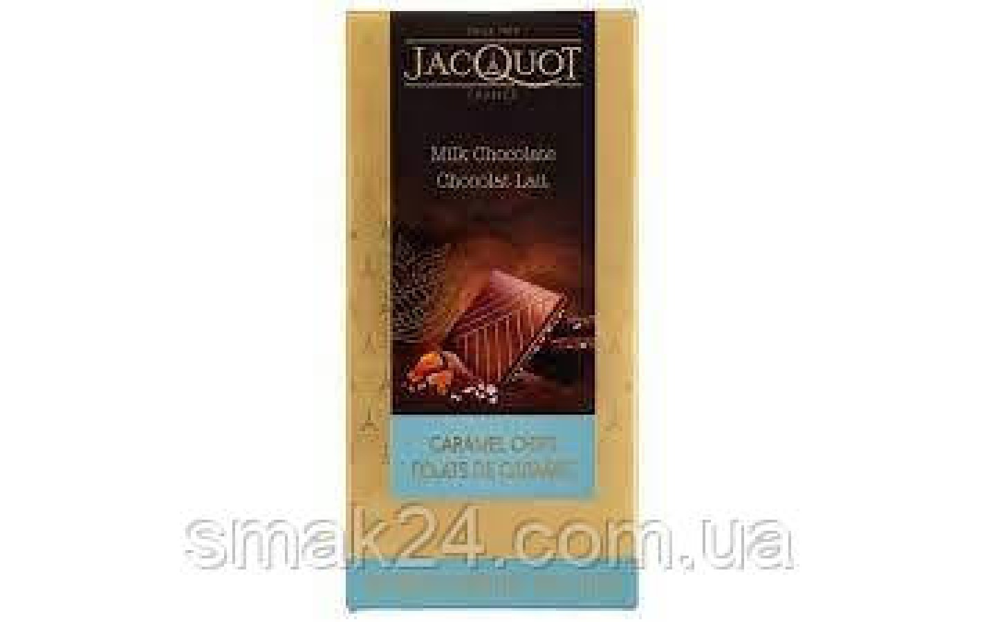 Шоколад молочний Карамель і Сіль Jactures Milk Caramel Chips 100 г Франція
