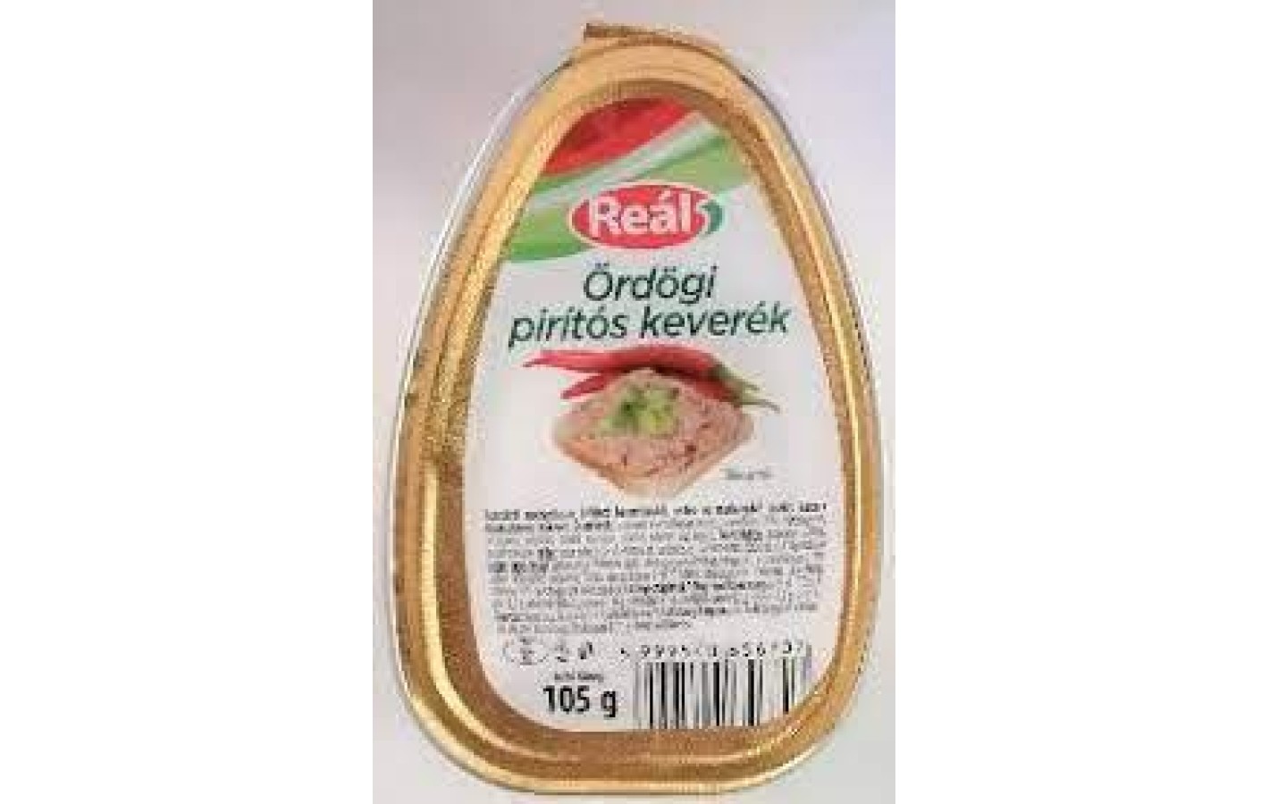 Паштет мясной с паприкой Real 105г Чехия