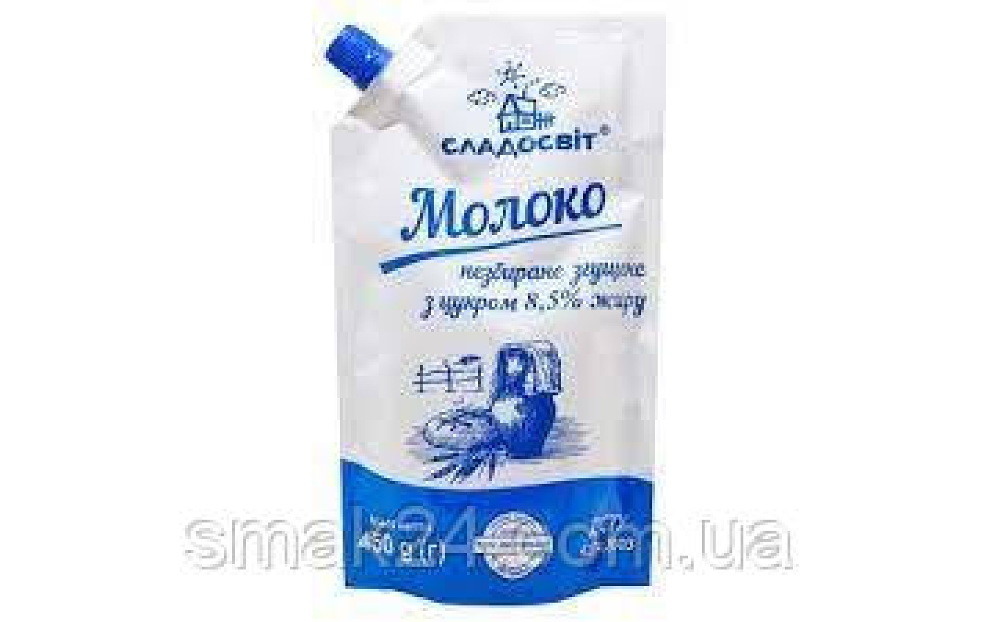 Молоко згущене суцільне з цукром Солодосвіт 8,5% 270г Україна