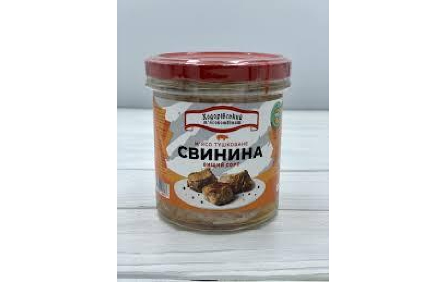 Тушенка свиная Ходоровский мясокомбинат 300г Украина