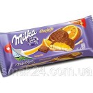 Печиво в шоколаді з апельсиновою начинкою Milka Choco Jaffa Orange Швейцарія 147г