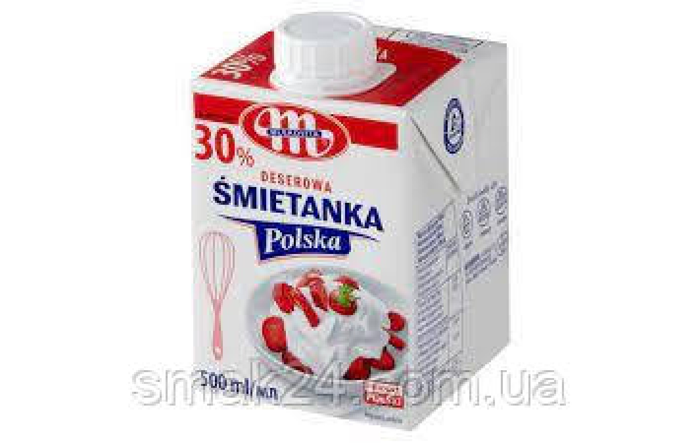 Вершки (Десертний крем) 30% Mlekovita Deserowa smietanka 500 мл Польща