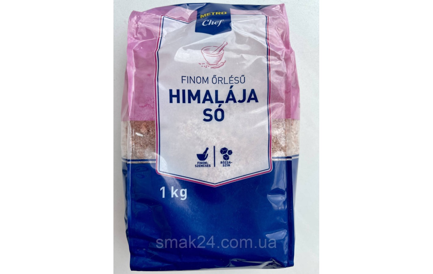 Гималайская розовая соль мелкая Chef Himalaja 1кг
