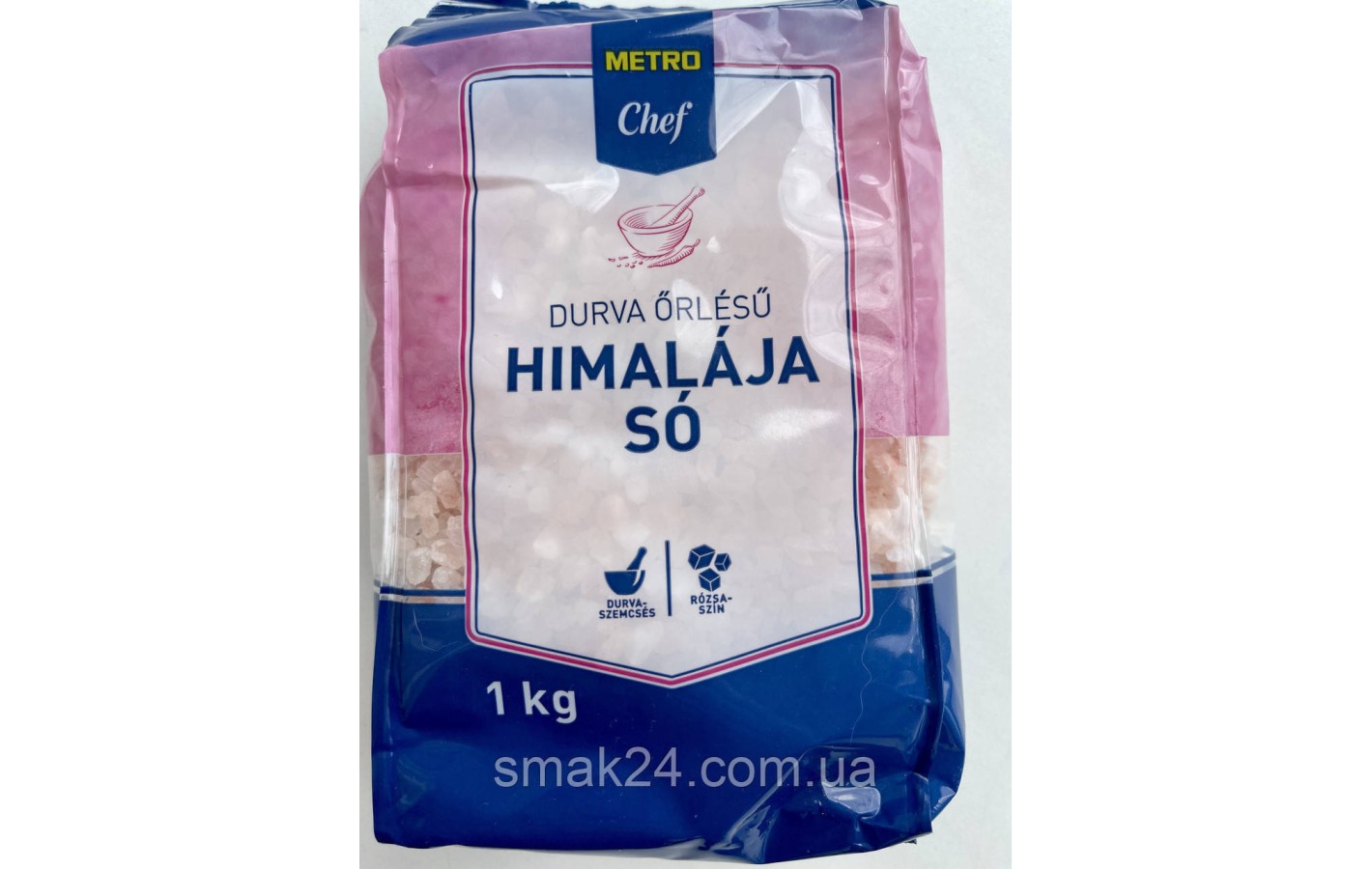 Гималайская розовая соль крупная Chef Himalaja 1кг
