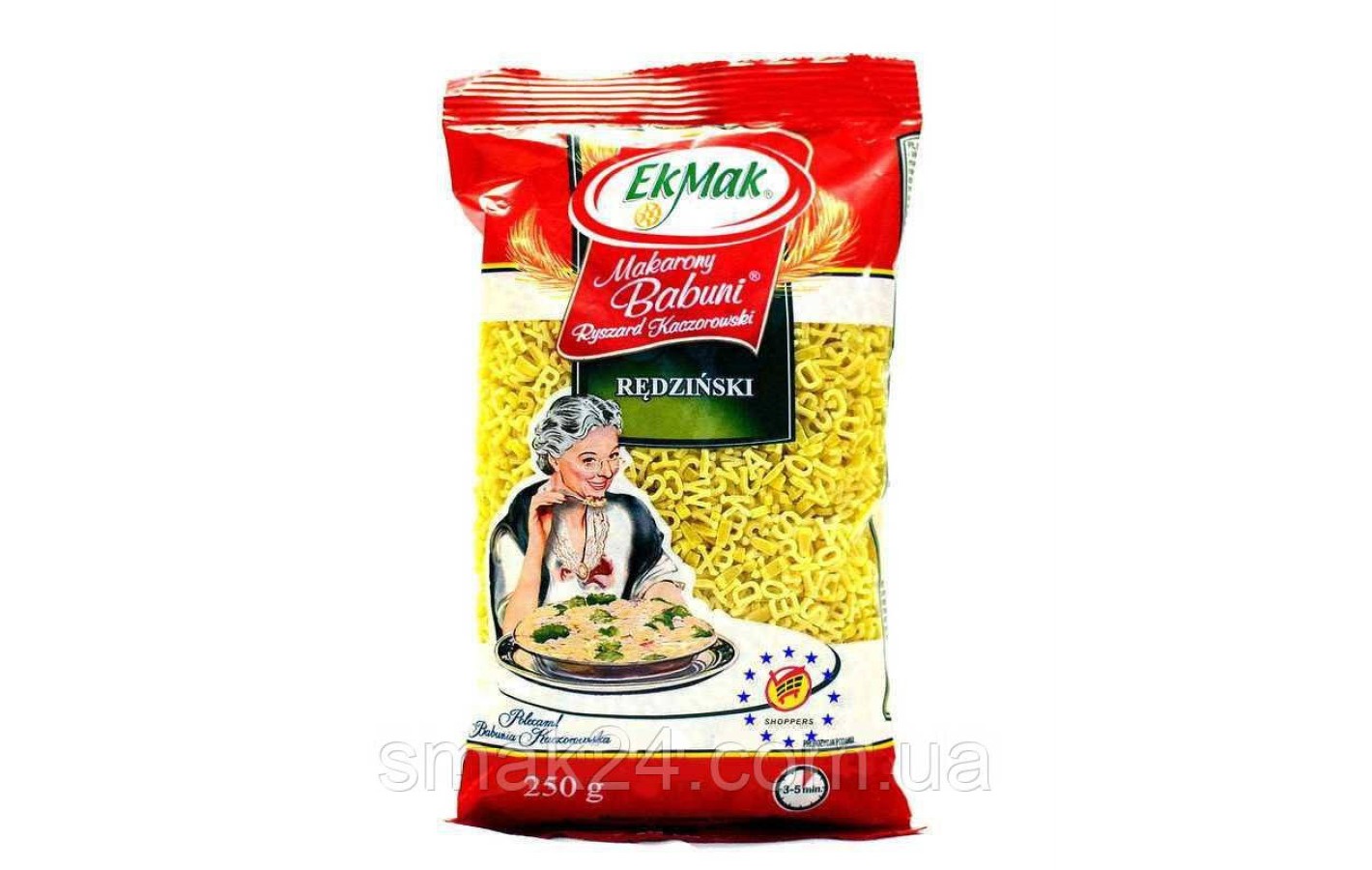 Макаронные изделия Буквы  Babuni EkMak Literki Польша 250г